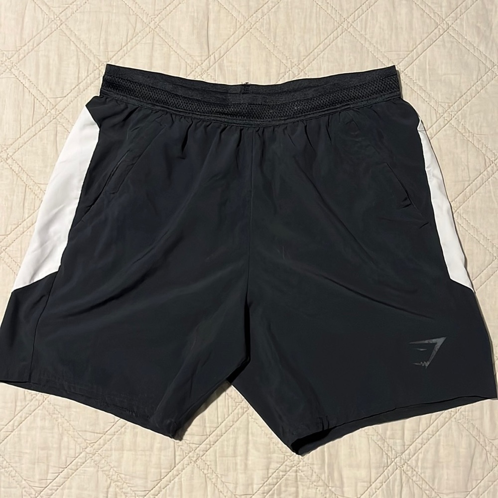 GymShark Black Shorts 6”
